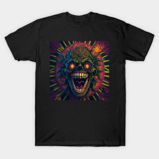 Chaos Unleashed: The Psychedelic Kaleidoscope Monstrosity T-Shirt